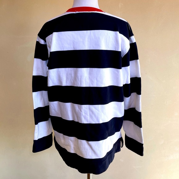 RALPH LAUREN Red White Blue Stripped Nautical Embroidered Flags Woman’s M NEW!!! - Picture 4 of 8